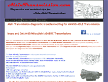 Tablet Screenshot of aisintransmission.com